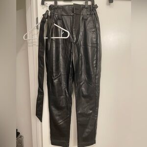 Express leather pants/capris